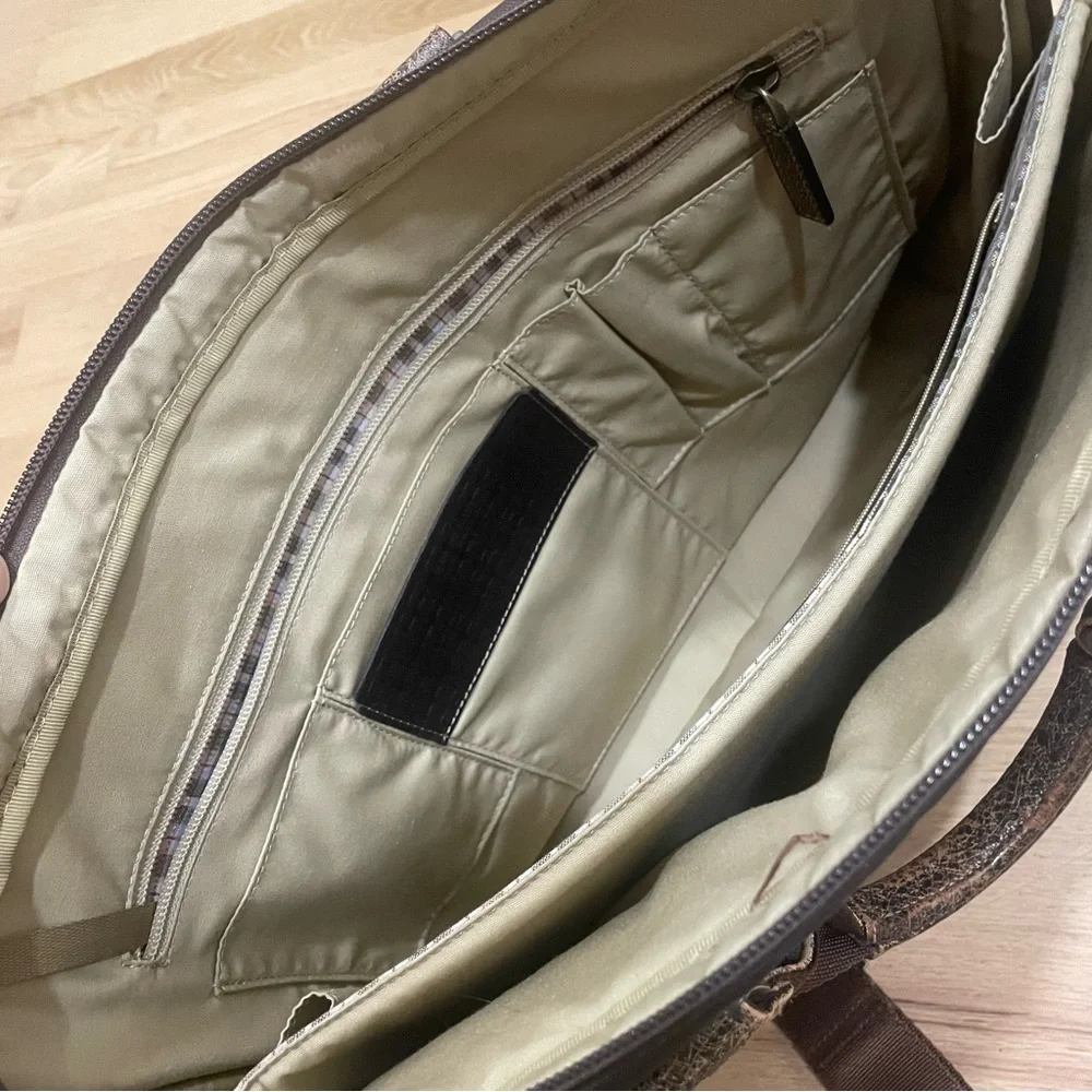 BOCONI Slim Zipster Laptop Briefcase BOCONI